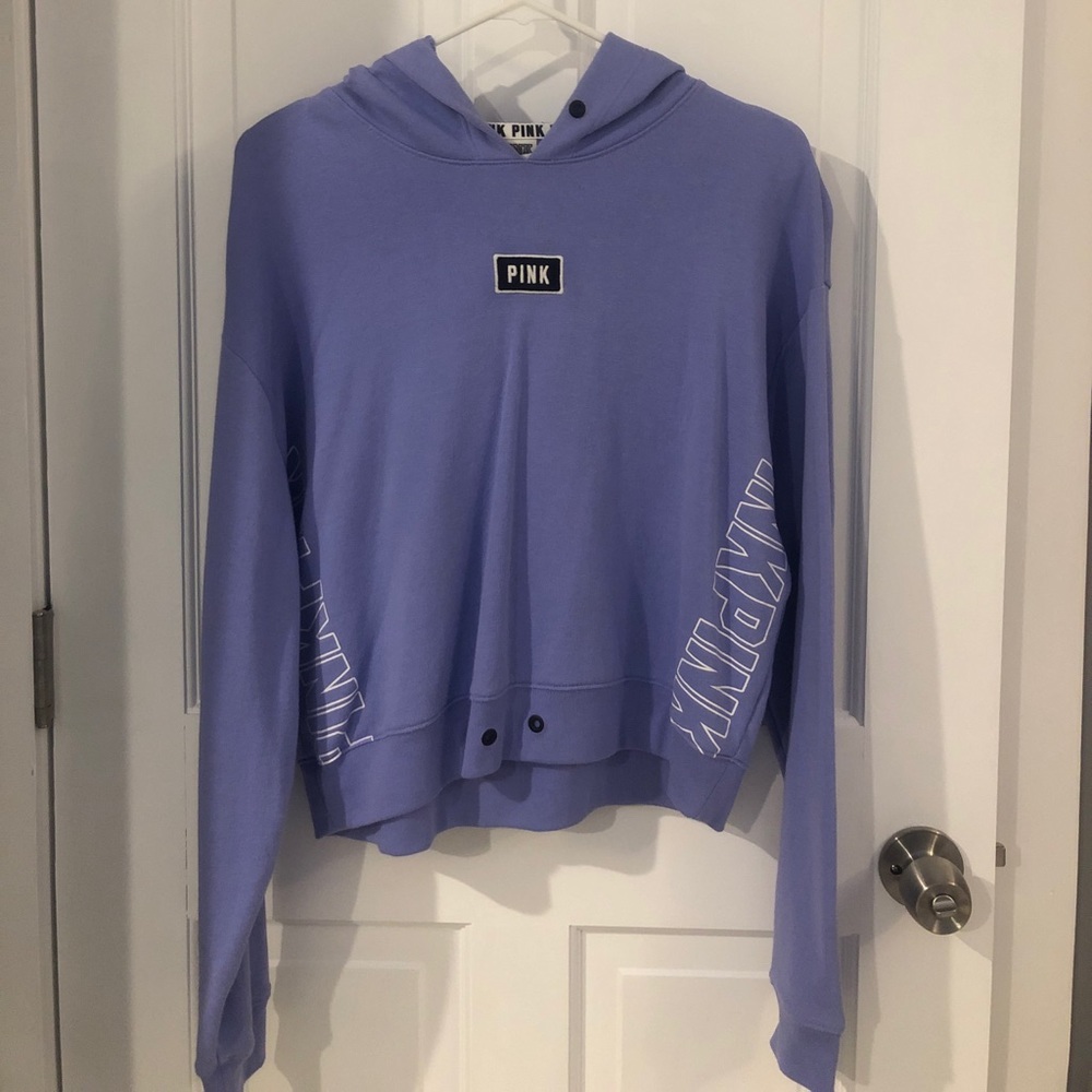 pink sweatshirt